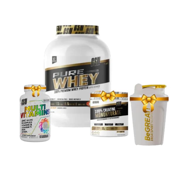 Pure Whey Gsn 2 Kg + 3 Cadeaux Pure Whey Gsn 2 Kg + 3 Cadeaux